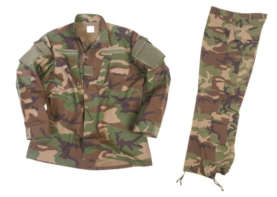 De retour plissé équipement militaire de Camo, uniforme de camouflage de désert avec la poche de douille