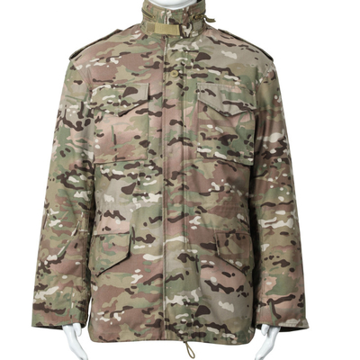 Veste M65 courante d'usage tactique prête à embarquer le CP POUR CAMOUFLER la veste chaude avec la veste intérieure d'armée de couche