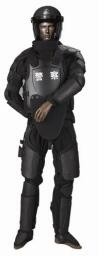 Pleine sécurité d'Armor Anti Riot Suit Black de corps de police la force spéciale