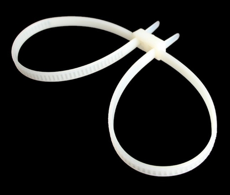 Serres-câble en plastique de menotte de la police Nylon66 réutilisable avec la poche