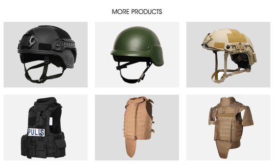 Niveau à l'épreuve des balles NIJ IIIA Aramid Armor Helmet d'équipement d'ODM d'OEM