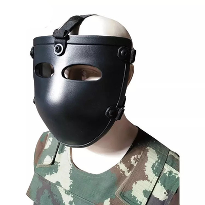 Plein masque de protection 280mm*185mm d'anti d'émeute PE à l'épreuve des balles d'équipement