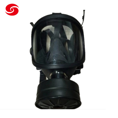 Police chimique d'armée de masque de la défense de gaz de plein visage du caoutchouc naturel