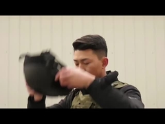 Casque ballistique résistant à l'épreuve des balles avec la résistance à l'impact et la couleur noire