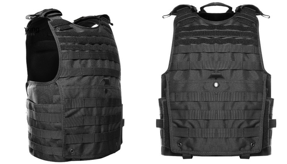 Veste de protection à l'épreuve des balles noire pour une durabilité maximale
