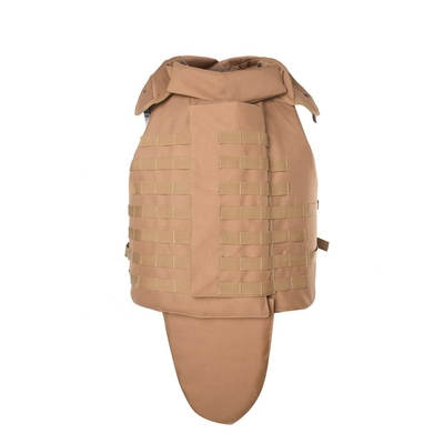 Boîtier tactique à l'épreuve des balles militaire réglable à bouton de coup de balles 9mm/.44 balles avec tampon de traumatisme doux