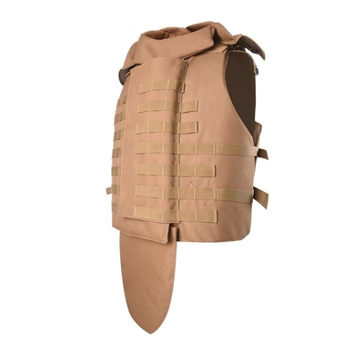 Boîtier tactique à l'épreuve des balles militaire réglable à bouton de coup de balles 9mm/.44 balles avec tampon de traumatisme doux