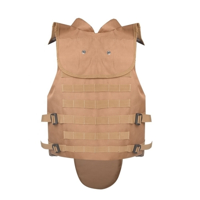 Boîtier tactique à l'épreuve des balles militaire réglable à bouton de coup de balles 9mm/.44 balles avec tampon de traumatisme doux