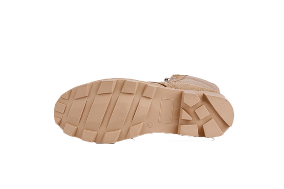 Chaussures de combat en caoutchouc chaussures de combat en caoutchouc en cuir noir chaussures tactiques pour hommes