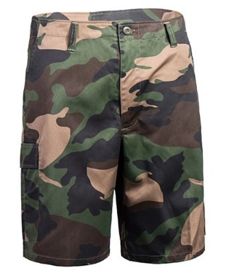 Anti camouflage pur militaire statique de jungle de coton de pantalon de short