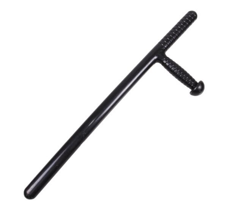 Type standard du bâton T de police de NIj couleur noire 60cm d'anti d'émeute de bâton ABS de PC avec le support