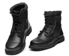 Bottes de police tactique Bottes légères Bottes noires
