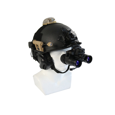Le casque tactique militaire de fond de Headwear a monté des jumelles de lunettes de vision nocturne