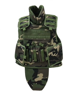 NIJ IIIA+ Haute Protection Armure Lourde Gilet Pare-balles Couleur Camouflage