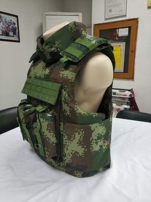 Veste tactique à l'épreuve des balles militaire en nylon avec plaquette de protection douce NIJ IIIA/III/IV