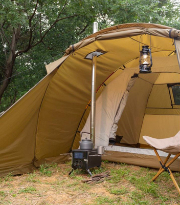Prix ​​d'usine de poêle à bois de camping en plein air en acier portable OEM