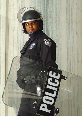 PC pur ballistique Logo Customizing Supported matériel d'anti d'émeute police de bouclier