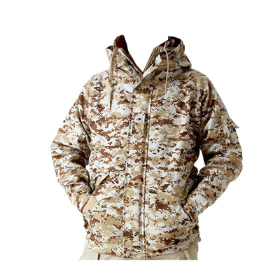 Adultes Vêtements tactiques Hommes Camotage étanche Collier Polyester Fibre avec fermeture à glissière