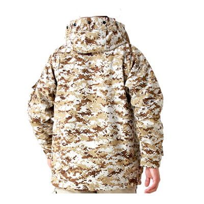 Adultes Vêtements tactiques Hommes Camotage étanche Collier Polyester Fibre avec fermeture à glissière