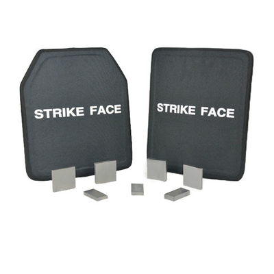 Panneau Uhmwpe d'oxyde d'aluminium Insérer une protection avant arrière dur Porteur léger Plaque de blindage tactique