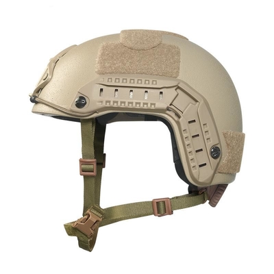 NIJ Niveau IIIA Casque balistique tactique noir antibactérien avec protection antiballes