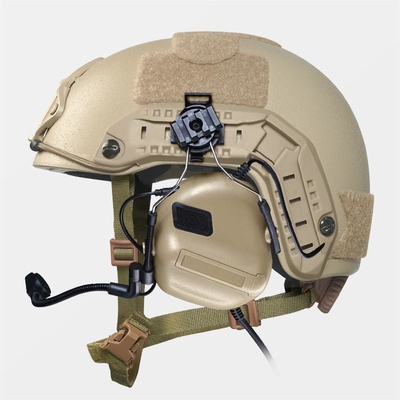 NIJ Niveau IIIA Casque balistique tactique noir antibactérien avec protection antiballes