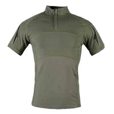 T-shirts de grenouille Manches courtes Sports de plein air Camping T-shirt tactique Manches courtes avec poches sur le bras