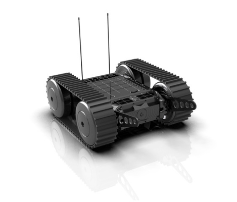 Durabilité Robot militaire de destruction de munitions explosives conçu pour résister à des conditions extrêmes