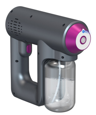 Sprayer désinfectant à base de nanostimulants BLUAMEC DEPOSON: Purificateur d' eau à base d' ozone de 350 ml avec batterie de 2500 mAh pour intérieur et extérieur