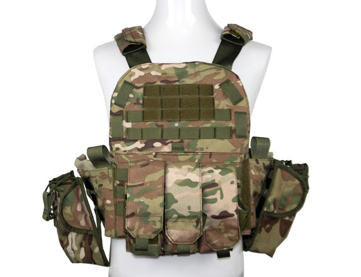 Fabricant d'équipement militaire Veste tactique porteuse de plaque anti-balles avec normes militaires NIJ IIIA