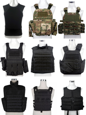 Fabricant d'équipement militaire Veste tactique porteuse de plaque anti-balles avec normes militaires NIJ IIIA