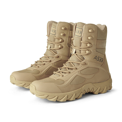 Magnum Transfrontalier Grosse taille Tactique respirante Bottes pour les Forces Spéciales en plein air Haute Haute Randonnée Formation durable