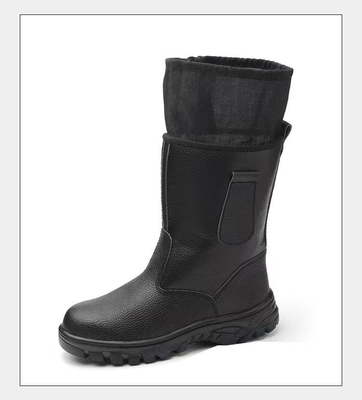 Anti-écrasement Anti-poignardement chaud noir haut chaussures de protection du travail soudage chaussures de travail fermées