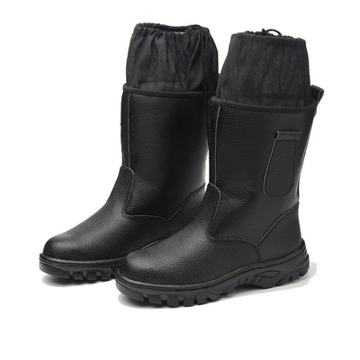 Anti-écrasement Anti-poignardement chaud noir haut chaussures de protection du travail soudage chaussures de travail fermées