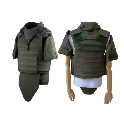 Équipement tactique Système de sécurité Molle Veste de transport en tissu Oxford Veste tactique avec plaque de blindage UHMWPE douce