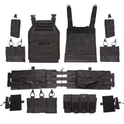 Veste tactique de formation Veste tactique de poche porte-plaque Veste de chasse à la molle Veste tactique de poids Femmes hommes formation