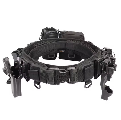 Accessoires de coussin de sécurité extérieure ceinture tactique de combat boucle avec 11 sacs