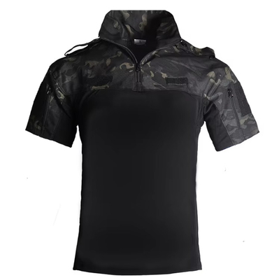 Uniforme tactique à manches courtes, costume tactique, camouflage, vêtements de sport d'été à séchage rapide