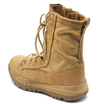 Chaussures de combat en caoutchouc chaussures de combat en caoutchouc en cuir noir chaussures tactiques pour hommes