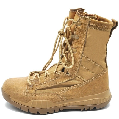 Chaussures de combat en caoutchouc chaussures de combat en caoutchouc en cuir noir chaussures tactiques pour hommes