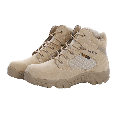 Chaussures tactiques imperméables à l'eau pour hommes chaussures de désert de combat chaussures de randonnée de cheville