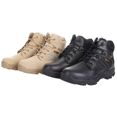 Chaussures tactiques imperméables à l'eau pour hommes chaussures de désert de combat chaussures de randonnée de cheville