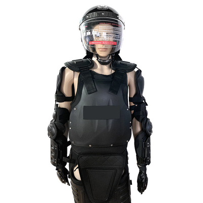 2024 Nouvelle tenue entièrement défensive noire rigide ignifuge tenue anti-émeute tenue anti-émeute