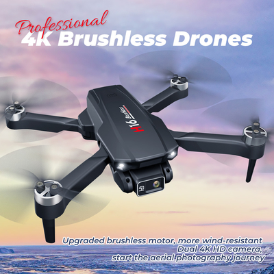 H16 Mini RC Drone HD Caméra Wifi Fpv sans pinceau Quadcopter pliable professionnel Drones jouets pour enfants 14Y+