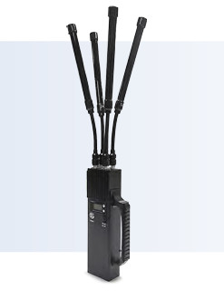 2024 Nouveau appareil de brouillage de signal de drone portable avec 4 canaux