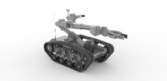 Un robot intelligent et polyvalent pour l'élimination des explosifs