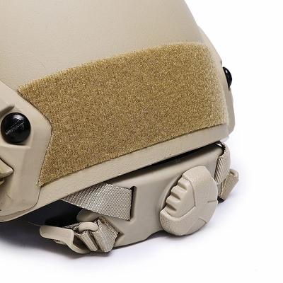 Casque balistique FAST NIJ IIIA Casque de protection balistique Kevlar Tactique de grande taille Casque Khaki haute coupe