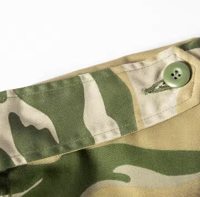 T65/C35 Tissu massif pour hommes militaires tactiques Vêtements à manches longues et pantalons en cuir partagé