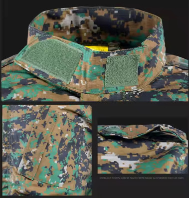 Entraînement tactique pour hommes Pantalons de plein air Kneepads Camouflage Vêtements de travail personnalisés Longs pantalons