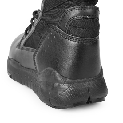 Chaussures de combat en cuir résistant au glissement avec semelle en caoutchouc absorbant les chocs